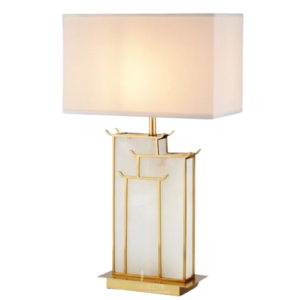 Abajur Luminária de Mesa Mármore Moderno Lautre