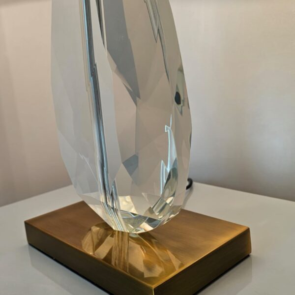 Abajur de Mesa Com Cristal Luminária  Lyric Lautre - Image 6