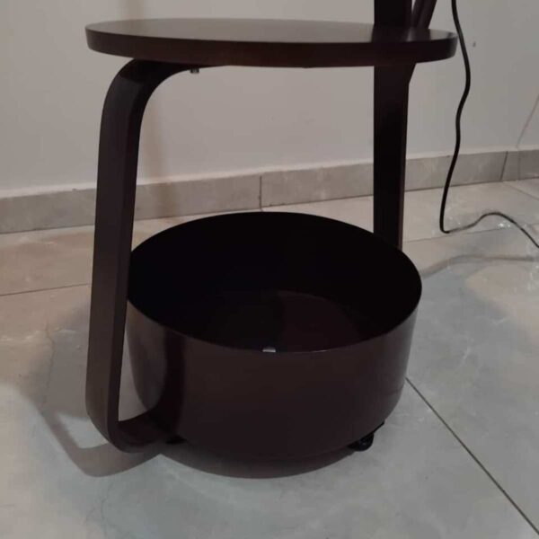Abajur De Chão Luminária  De Piso Com Mesa Decorativa Tanasis Lautre - Image 8