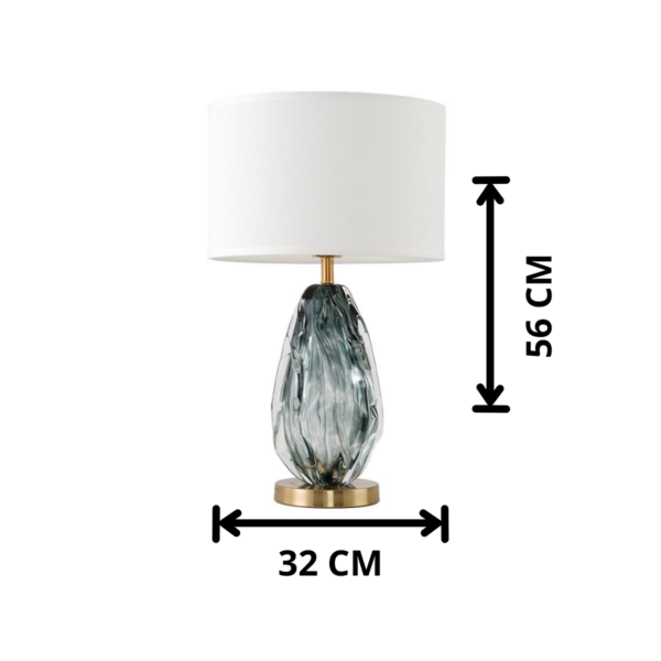 Abajur De Mesa Com Cúpula Luminária Casa-sala Atíra Lautre - Image 7