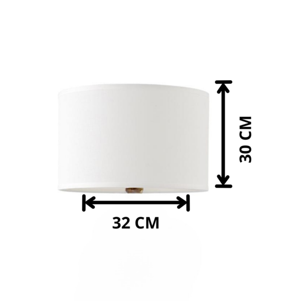 Abajur De Mesa Com Cúpula Luminária Casa-sala Atíra Lautre - Image 6