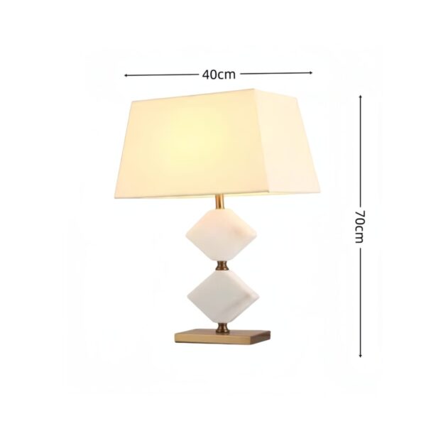 Abajur De Mesa Cúpula Luminária Para  Mármore Derco lautre - Image 3