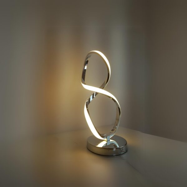 Abajur De Mesa Led Quarto Leitura Luminária 3000k 22w Flora Lautre - Image 4