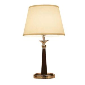 Abajur De Mesa Com Cúpula  Madeira Milani Lautre
