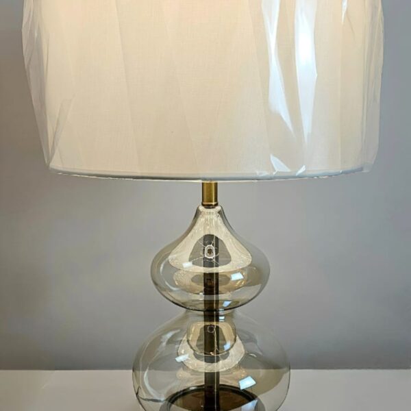 Abajur De Mesa Cúpula Cristal  Luminária Decoração Criado Fênico Lautre - Image 8