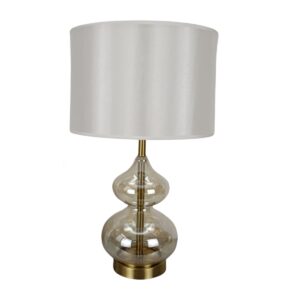 Abajur De Mesa Cúpula Cristal  Luminária Decoração Criado Fênico Lautre