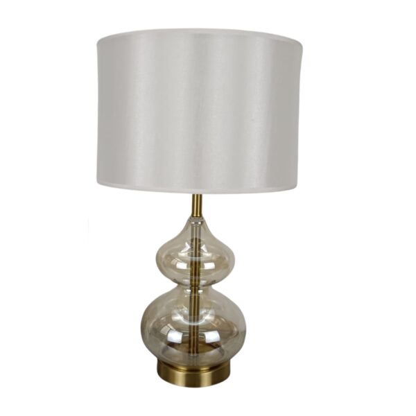 Abajur De Mesa Cúpula Cristal  Luminária Decoração Criado Fênico Lautre