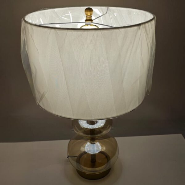 Abajur De Mesa Cúpula Cristal  Luminária Decoração Criado Fênico Lautre - Image 4