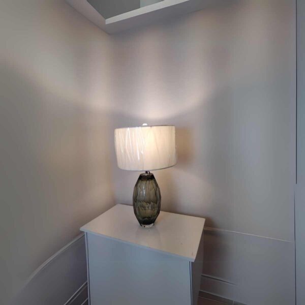 Abajur De Mesa Luminária  Cristal Moderno C Cúpula Galles Lautre - Image 2