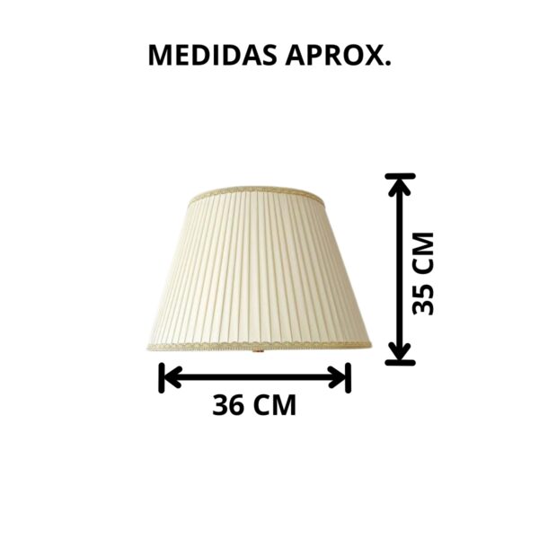 Abajur Mesa Crystal Luminária C Cúpula Moderno Anaia lautre - Image 10