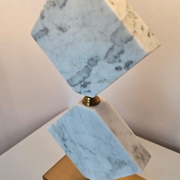 Abajur De Mesa Cúpula Luminária Para  Mármore Derco lautre - Image 7