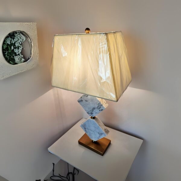 Abajur De Mesa Cúpula Luminária Para  Mármore Derco lautre - Image 6
