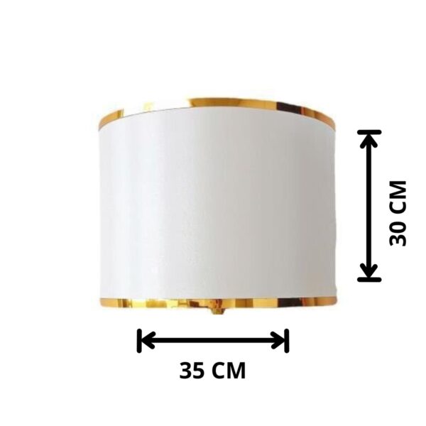 Abajur De Mesa Luminária C Cúpula Luz Luminária  Inacia Lautre - Image 2