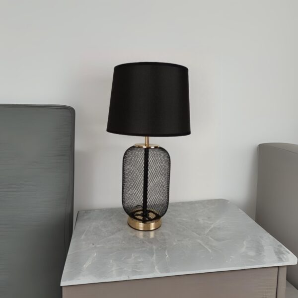 Abajur De Mesa Quarto C Cúpula Moderna Luminária  Ravena Lautre - Image 4